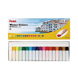 【Pentel 飛龍】軟管水彩18色 /盒 HTP-18 -