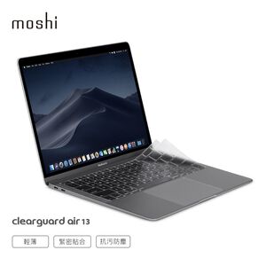 Moshi ClearGuard for MacBook Air 13 超薄鍵盤膜 (2018-2019, US透明)