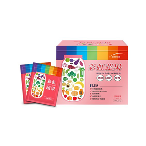 [Uni-TongXin] Rainbow Veggie Shake – Strawberry Latte Flavor (14 Sachets/Box) ×1 Box