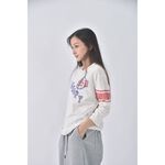 (S) uniqlo棉質純棉白色長袖上衣二手衣, , large
