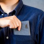 【MQ】Yamagata 細人字紋 拉鍊短夾 學生錢包 錢夾 中夾, , large