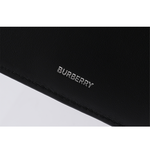 BURBERRY 大格紋帆布對開零錢袋短夾/灰褐色/棕色, , large