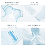 可蘭霓Clany 台灣製無痕透氣排汗軟鋼圈BCD罩杯學生內衣 少女成長型涼感 6990-51 藍, , large