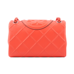 TORY BURCH Fleming 縫線翻蓋小款二用包/紅莓色, , large