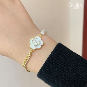 【Gulicc】古莉可 手鍊 古典山茶花珍珠手鍊