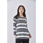 (F) jenny hsu棉質純棉藍色長袖上衣二手衣, , large