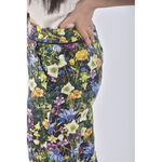 (M) 高腰植物綠色長褲二手衣, , large