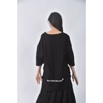 (XL) blackfriday質感黑色短袖上衣二手衣, , large