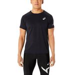Asics AIM-TRG 男 短袖 上衣 T恤 日本版 運動 訓練 慢跑 吸濕排汗 黑 [2031E248-001], , large