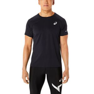Asics AIM-TRG 男 短袖 上衣 T恤 日本版 運動 訓練 慢跑 吸濕排汗 黑 [2031E248-001]