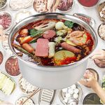 燉鍋 六吋 七寸 不鏽鋼 料筒 油筒 【Ho覓好物】不鏽鋼油桶 不鏽鋼油鍋 備料筒 醬料筒 YDX716 YDX717, , large