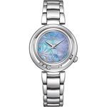 CITIZEN 星辰 L系列 鑽石花朵光動能女錶 EM1110-81N, , large