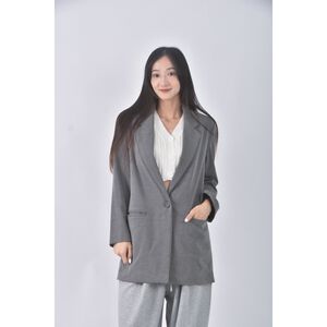 (S) rare coral質感灰色外套二手衣