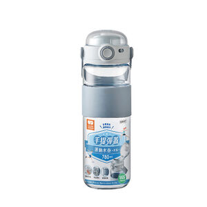 UD手提彈蓋運動水壺780ml-水藍