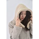 (S) mystic質感連帽灰色外套二手衣, , large