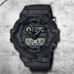 CASIO 卡西歐 G-SHOCK 尼龍錶帶 雙顯手錶 GA-700BCE-1A, , large