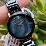 [星晴錶業]AnneKlein手錶,30mm,AN00391黑色貝母錶面黑錶殼深黑色陶瓷錶帶款, , large