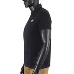 Skechers 男 短袖 上衣 POLO衫 經典 簡約 素面 百搭 舒適 穿搭 黑 [L221M009-0018], , large