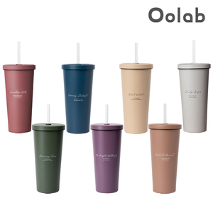 Stainless steel straw cup II 710ML