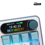 [樂維科技] RK S98 空山藍語配色 三模無線機械鍵盤 TOP結構 雪皇軸 PBT鍵帽 注音, , large