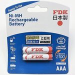 FDK 2-in-Low Self-Discharge NiMH Battery - No. 3 (1900mAh) / No. 4 (750mAh) / PW1236 Charging Pack, , large