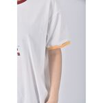 (F) peanuts棉質純棉白色短袖上衣二手衣, , large