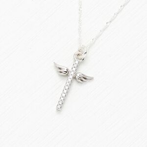 【Angel & Me】天使守護 十字架 s925純銀項鍊 生日禮 聖誕禮物