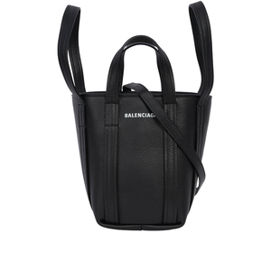BALENCIAGA Everyday North-South 牛皮二用托特包/XS/黑色