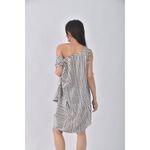 (2XL) lanshuixin質感跳色白色洋裝二手衣, , large