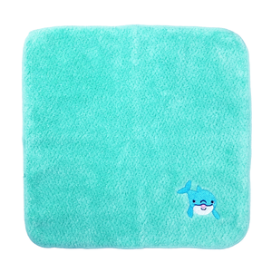 embroidery towel aquarium dolphin