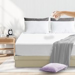 Made in Taiwan &ndash; Buy One Get One Free &ndash; Medical-Grade Silver Ion 100% Waterproof Fitted Mattress Protector with Matching Pillowcase, , large