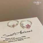 【Gulicc】古莉可 戒指  式 粉色花朵輕奢戒指, , large
