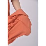 (S) 【安于晴Charlene私服】質感掛脖露背橘色洋裝二手衣, , large