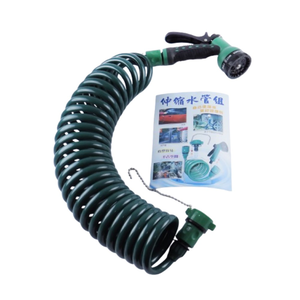 Expandable Garden Hose Set (Includes 8-Pattern Spray Nozzle, Expandable Hose & Faucet Adapter) &ndash; 7.5m (Approx. 25 ft)