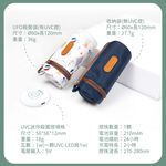 【純鈦殺菌旋轉餐具組】殺菌 迷你餐具 叉子 筷子 湯匙 環保餐具 鈦餐具 餐具袋 殺菌燈 露營 登山, , large