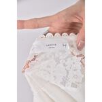 (M) vanilla韓牌蕾絲白色短袖上衣二手衣, , large