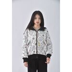 (S) 連帽白色外套二手衣, , large