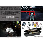 GS MALL 台灣製造 一組二入 車用隙縫收納夾 收納盒 置物盒 隙縫盒 收納夾 隙縫夾 車用收納 黑色亮面, , large