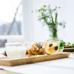 ADERIA 日本手捻仿陶點心盅 金益合玻璃器皿, , large