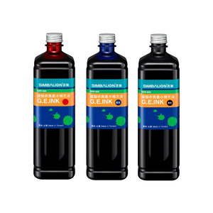 【SIMBALION 雄獅文具】酒精性 奇異 墨水 補充油900cc /瓶 GER-900(黑/紅/藍)  -  多款可選