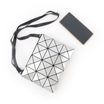 ISSEY MIYAKE BAO BAO LUCENT 3X4 亮面斜背包/銀色, , large