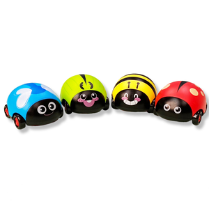 Pull Bcak Car Toy Cow