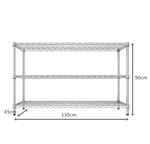 【Y HOUSE】150x45x90cm heavy-duty three-layer iron rack, heavy-duty rack, heavy-duty iron rack, , large