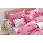 [Kaimei Cotton] Pink Forest MIT Made in Taiwan Pure Cotton 3-in-1 Children's Sleeping Mat Set 4 Colors Skin Friendly, Breathable and Non-Allergenic, , large