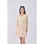 (S) doota氣質杏色洋裝二手衣, , large