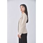 (S) wanko質感棉質杏色外套二手衣, , large