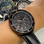 [星晴錶業]MASERATI手錶,46mm,R8851101008古銅色錶面古銅色錶殼深黑色真皮皮革錶帶款, , large