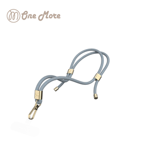 [萬摩科技]OneMore 品牌訂製手機背帶掛繩組-霧霾藍