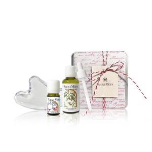 【ScentMûes森繆斯】寵愛媽咪古典香氛舒壓禮盒 純精油按摩組(附晶透美容板)(歡樂莫札特複方10ml精油1瓶)
