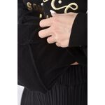 (XL) spoon pudding candy質感黑色長袖上衣二手衣, , large